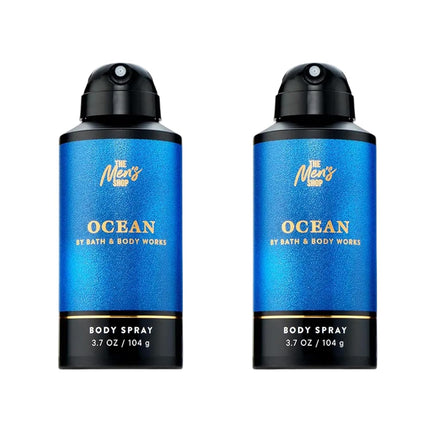 Men's Ocean Scent Body Spray, 3.7 oz, 2 Pack