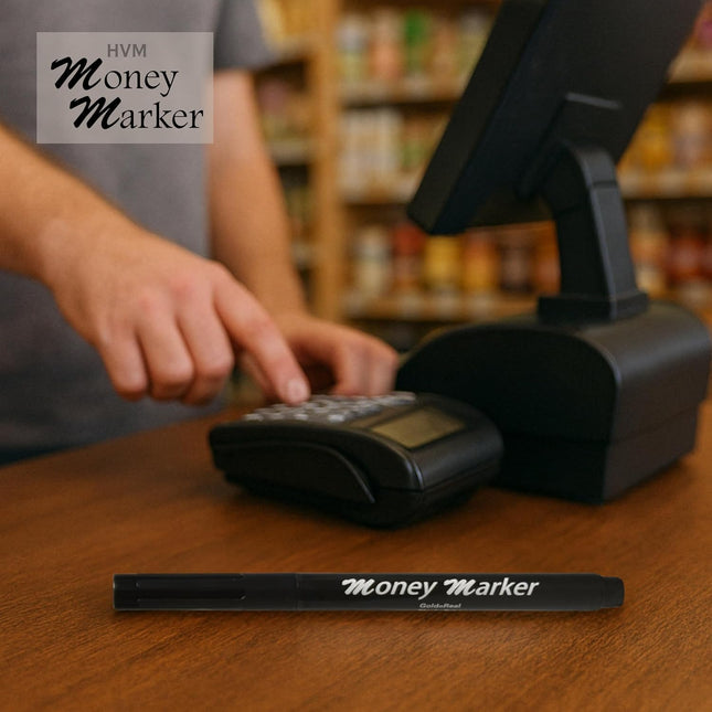 Counterfeit Money Detector Pen Set - 2 Bill Checker Pens
