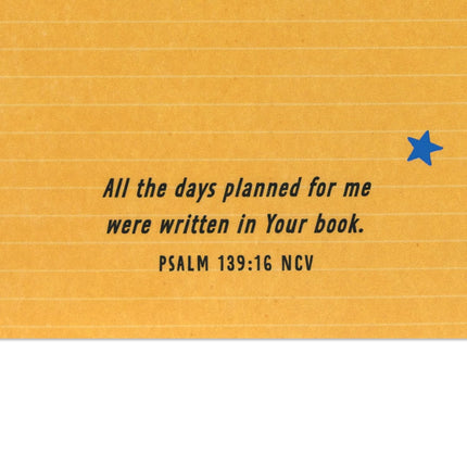 Religious Graduation Card - God Is Writing Your Next Chapter