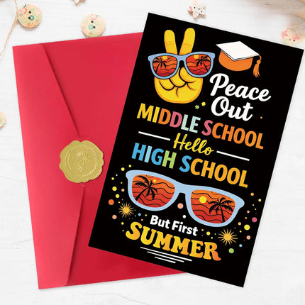 Funny 2026 8th Grade Graduation Card for Teens