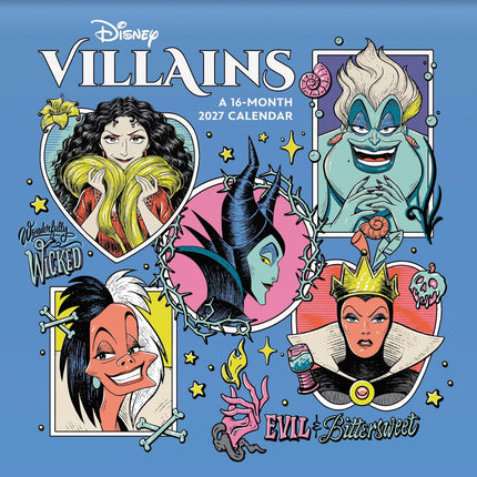 2027 Villains Wall Calendar