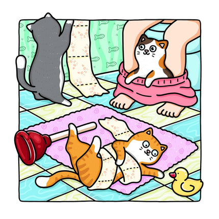 Naughty Cats Coloring Book for Adults and Teens