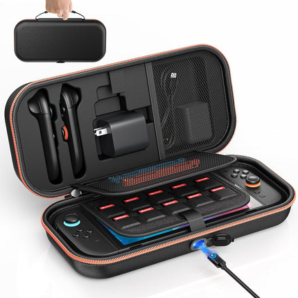 Charge-Inside Carrying Case for Switch Consoles
