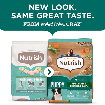 Puppy Dry Dog Food, Real Chicken & Brown Rice Recipe, 5 lb Bag