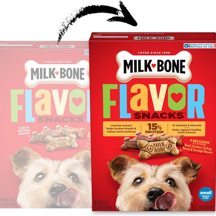 PawHaven RefugioPata Milk-Bone Flavor Snacks Dog Treats, Small Biscuits, 24 Ounce — Pet Supplies