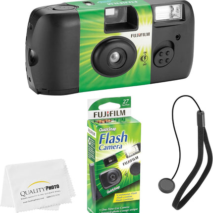 GlowEssence EsenciaLuz Fujifilm QuickSnap Flash 400 Disposable 35mm Camera (1 Pack) Bonus Hand — Beauty & Self-Care