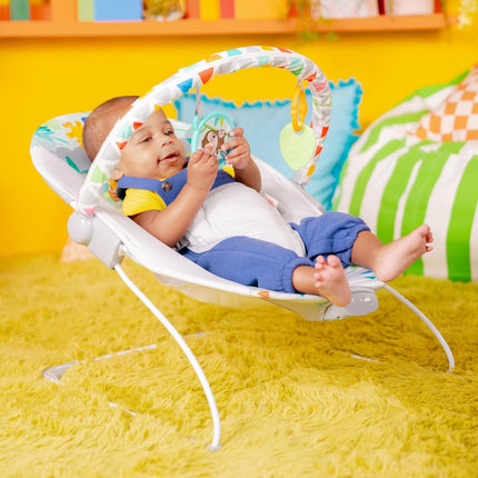 Safari Fun Baby Bouncer Soothing Vibrations Infant Seat