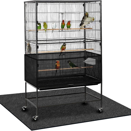 48 x 36 Inch Bird Cage Mat with Adjustable Seed Catcher
