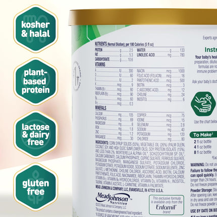 Plant-Based Baby Formula for Sensitive Tummies