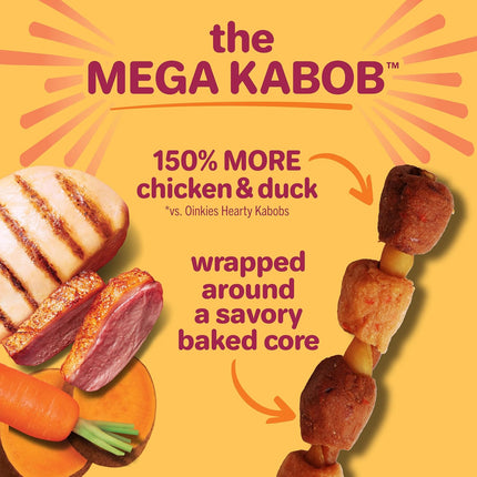 PawHaven RefugioPata Hartz Oinkies Mega Kabobs with 100% Real Chicken Breast — Pet Supplies