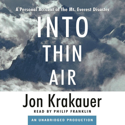 SourceToHome FuenteACasa Into Thin Air: A Personal Account of the Mt. Everest Disaster — Home & Lifestyle