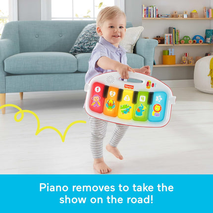 Deluxe Kick & Play Piano Baby Gym with Soft Rattle Maracas