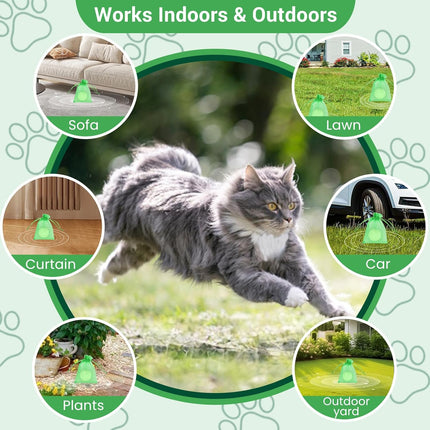 PawHaven RefugioPata Cat Repellent Outdoor & Indoor Cat Deterrent Balls, Natural Essential Oil — Pet Supplies
