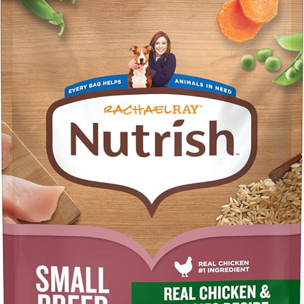 Small Breed Dry Dog Food, Real Chicken & Veggies Recipe, 5 lb Bag