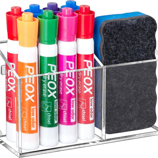 Magnetic Acrylic Dry Erase Marker Holder