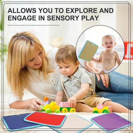 16-Piece Multi-Texture Sensory Play Mat