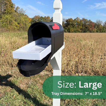 Slide-Out Mailbox Tray Insert and Extender