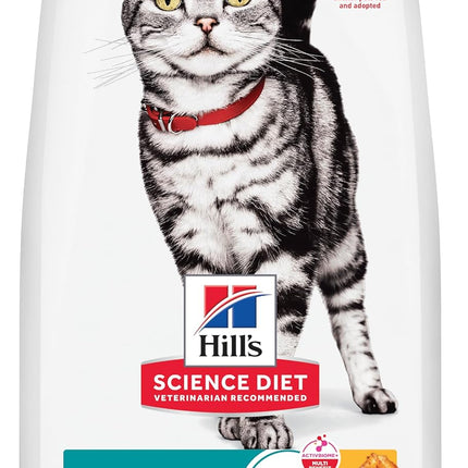 Science Diet Adult 1-6 Indoor Dry Cat Food, Chicken, 3.5 lb. Bag — Pet Supplies