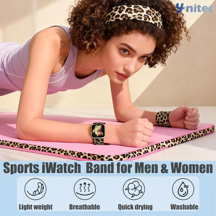 Leopard Stretchy Smartwatch Band