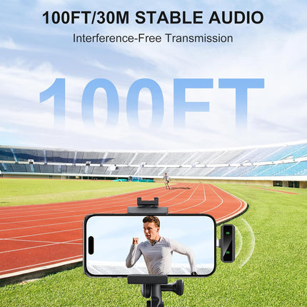 NexWave OndaNex Mini Lavalier Microphone for iPhone/Android/PC, Lav Mic with 45H Battery — Smart Tech