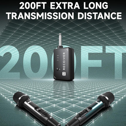 NexWave OndaNex Wireless Microphone, Metal Dynamic Wireless Microphones with One-to-One Chip — Smart Tech
