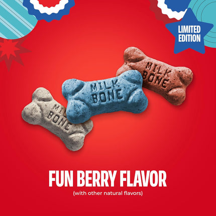 Mini Red, White & Woof Mixed Berry Flavor Dog Treats, 12 Oz. Bag