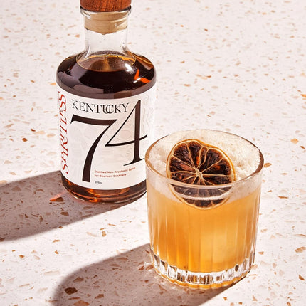Non-Alcoholic Bourbon Whiskey Alternative, Award-Winning Alcohol-Free Spirit for Cocktails, 700ml Bottle