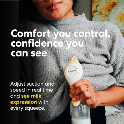 Compact Manual Breast Pump with Flex Shields