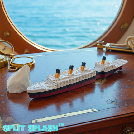 Realistic Split-in-Half Titanic Bath and Pool Toy