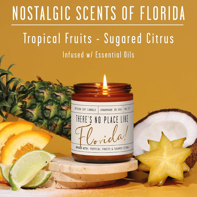 There's No Place Like Florida 9oz Candle
