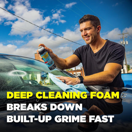 DriveForge ForjaRuta Invisible Glass 91164 Premium Aerosol Glass Cleaner Spray — Auto & Moto