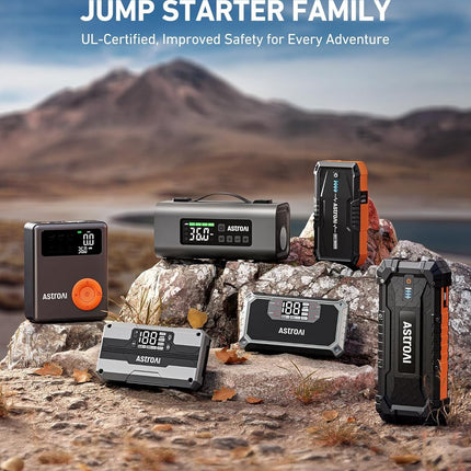 S8 1500A Portable 12V Lithium Car Battery Jump Starter