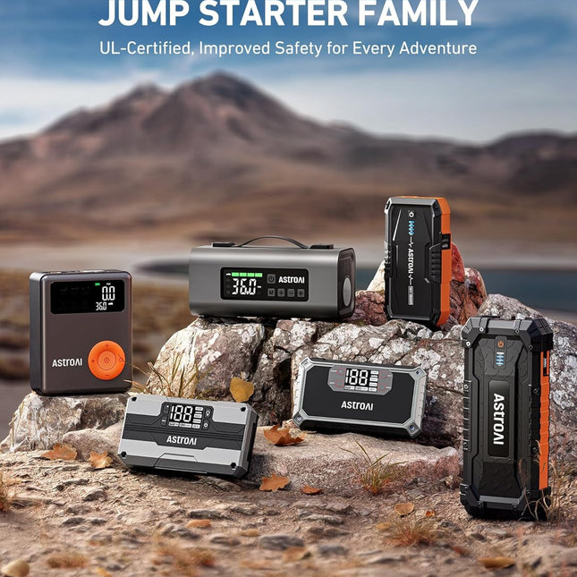 S8 1500A Portable 12V Lithium Car Battery Jump Starter