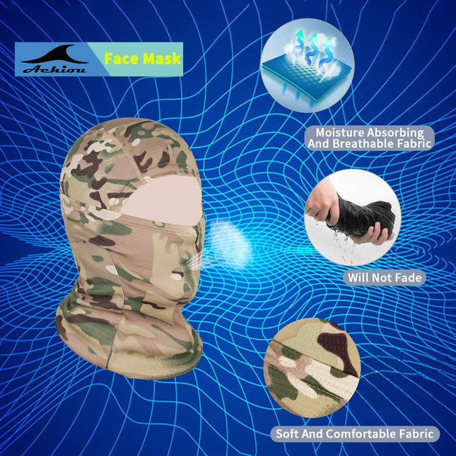 Lightweight Balaclava Face Cover UV Protector for Men and Women