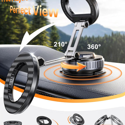 2026 Upgraded 360 Adjustable Magnetic Car Phone Holder