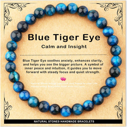 SourceToHome FuenteACasa AD Beads 4mm6mm8mm10mm Handmade Bracelet - Natural Gemstone — Home & Lifestyle