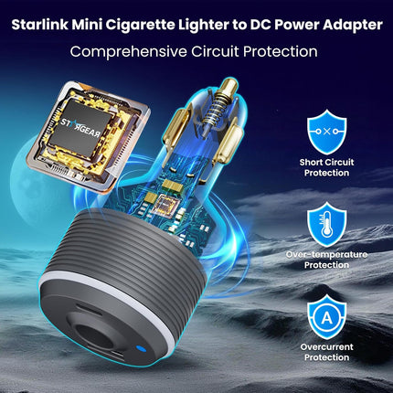 3-in-1 Mini Car Adapter with Dual USB Ports