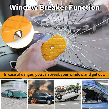 Yellow Foldable Car Door Step for Roof Access