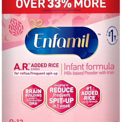 A.R. Infant Formula Powder with Iron, DHA & Probiotics, 27.4 oz