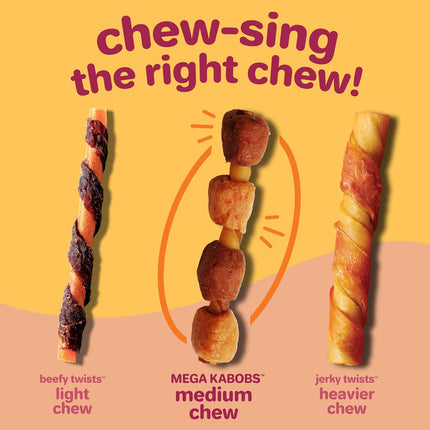 PawHaven RefugioPata Hartz Oinkies Mega Kabobs with 100% Real Chicken Breast — Pet Supplies