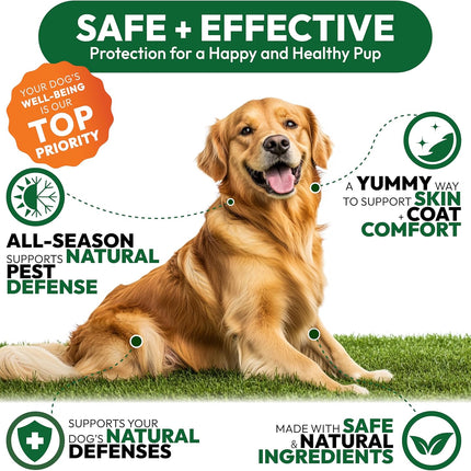 Flea and Tick Prevention Soft Chews for Dogs, 250 Count