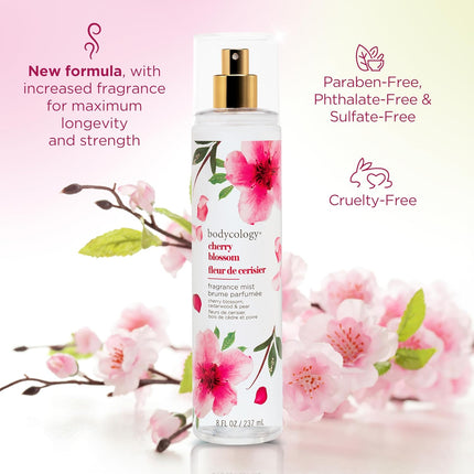 Long-Lasting Cherry Blossom Fragrance Body Mist, 8 fl oz