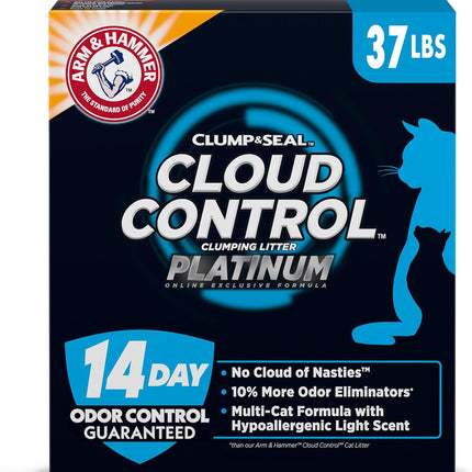 PawHaven RefugioPata ARM & HAMMER Cloud Control Platinum Cat Litter, Multi-Cat Clumping Litter — Pet Supplies