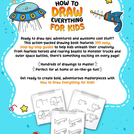 How to Draw Everything for Kids: 300 Cute Animal Drawings