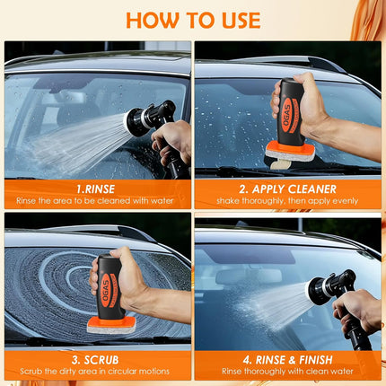 DriveForge ForjaRuta Car Glass Cleaner & Oil Film Remover, Handheld Windshield Cleaner Tool — Auto & Moto