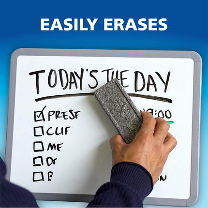 Black Low-Odor Dry Erase Markers, Chisel Tip, 12 Count