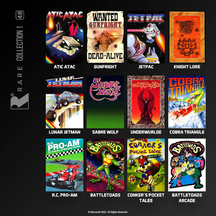 Rare Collection 1 Retro Games Collection