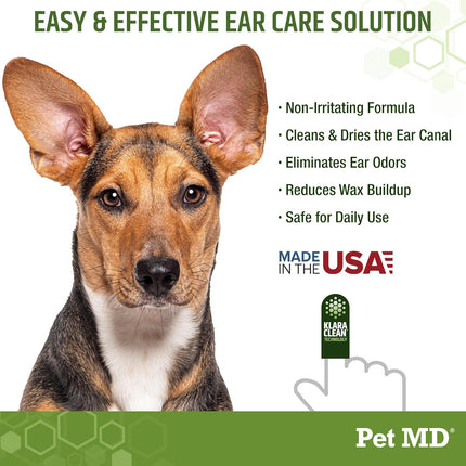 PawHaven RefugioPata Pet MD Dog Ear Cleaning Wipes – Otic Cleanser for Dogs — Pet Supplies