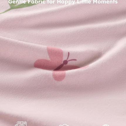 Pink Tulip Fitted Crib Sheets 2-Pack, 52" x 28"