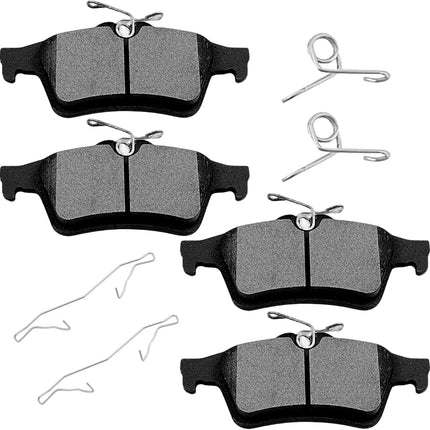 Semi-Metallic D1095 Rear Brake Pad Set